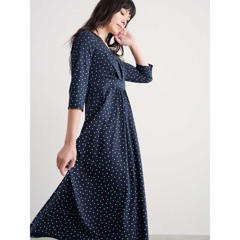 Seasalt Cornwall 3/4 Chapelle Dress Rustic Spot Maritime image number 2